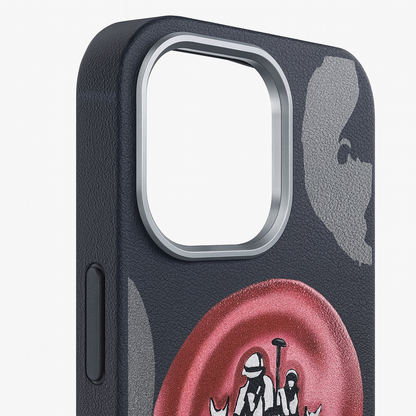 iPhone 16 Pro Polo Design Premium Back Cover (Navi Blue)