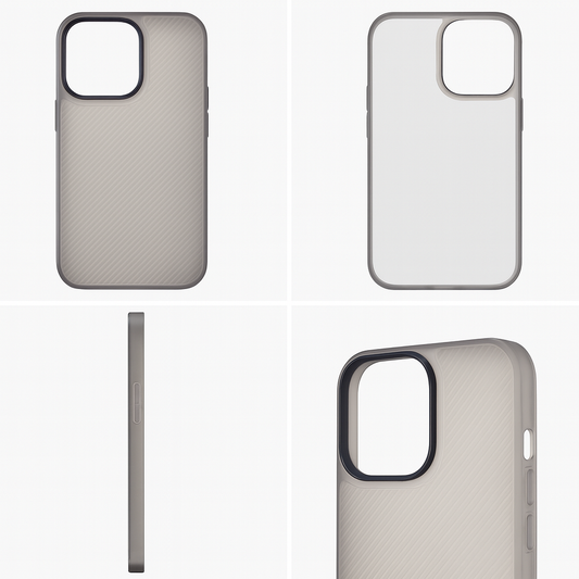 Cover Monk - Slim Textured Rugged Phone Case — Matte Grip, Camera Protection IP15