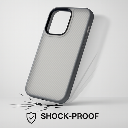 Cover Monk - Slim Textured Rugged Phone Case — Matte Grip, Camera Protection IP15