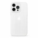 iPhone 16 Pro Ribbed Matte Back Cover - Clear