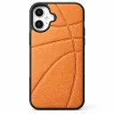 iPhone 16 Basketball Design Case - Orange