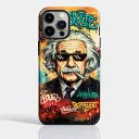 Graffiti Einstein Attitude Mobile Cover | Street Art Dark Aesthetic Case